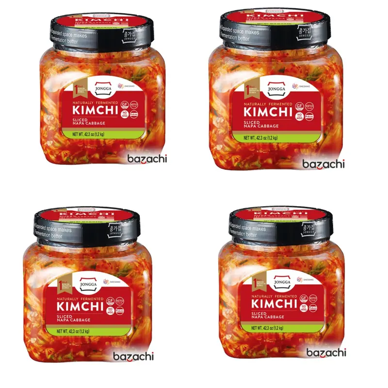 Jongga Naturally Fermented Kimchi Sliced Napa Cabbage, 1.2Kg 8