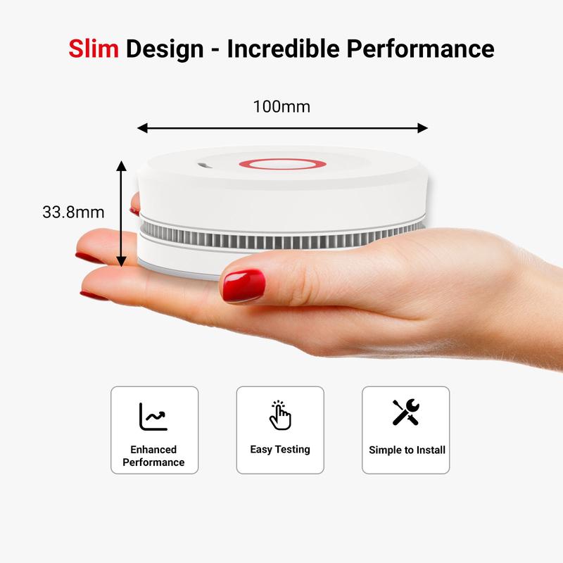 Standalone Smoke Alarm with 10 Years Tamper-proof Battery 5
