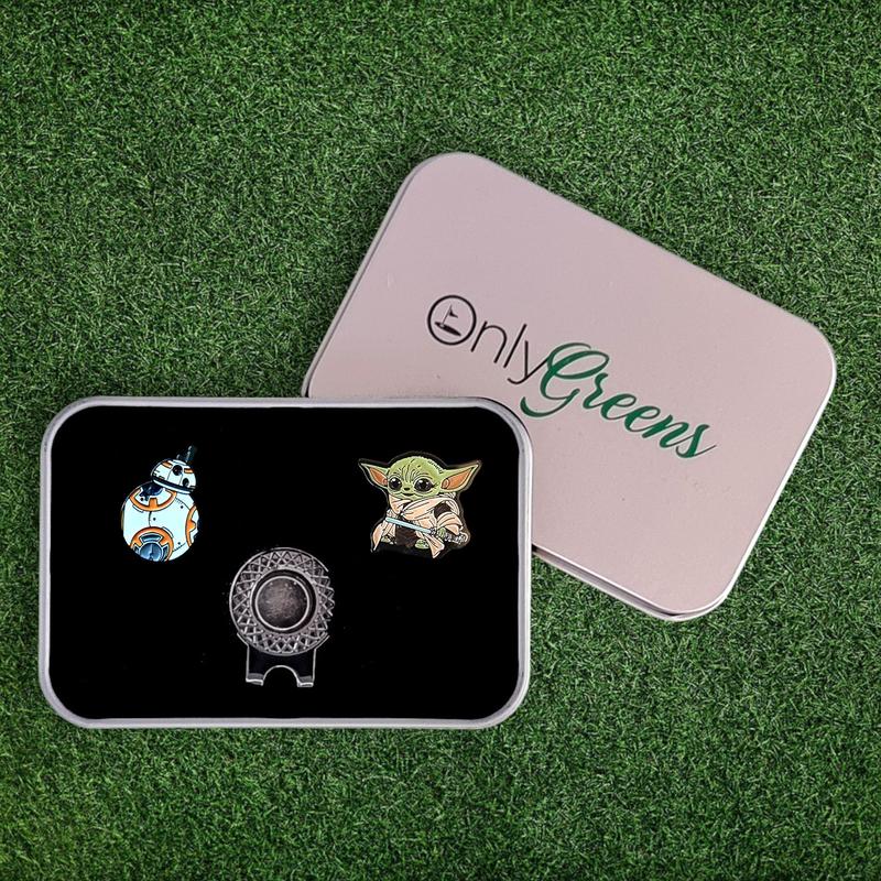 OG Golf Ball Marker & Hat Clip Set - BB-8 & Baby Yoda | In Gift Tin 0