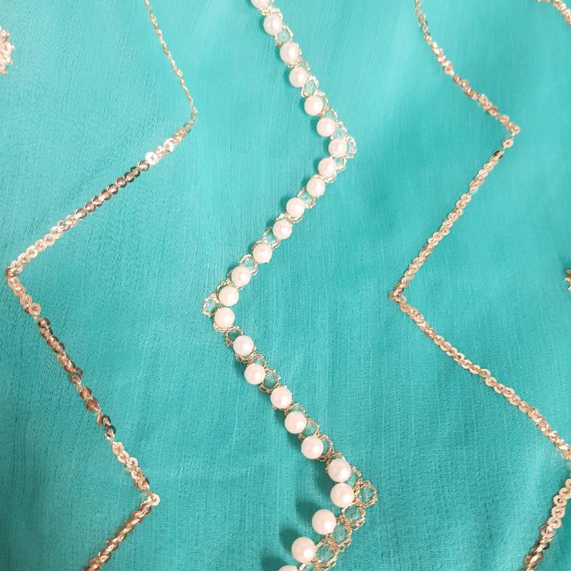 Eid collection  by Hania amir chiffon pearl collection tailor made suits 4