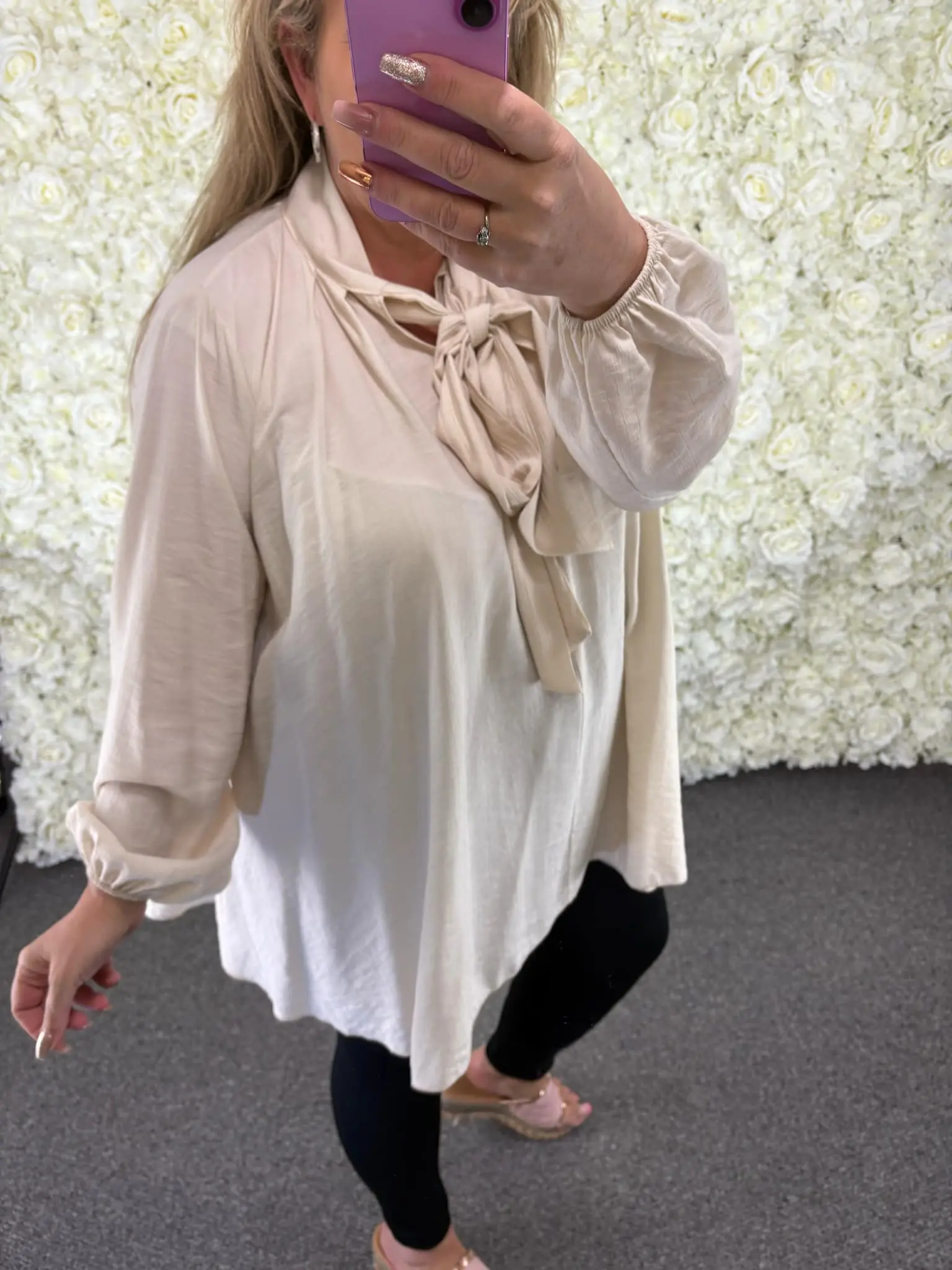 JB NORAH Bow Blouse 14 to 24 Plus Size Curve Top