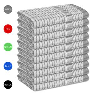 UK HOME SHOP - Wonderdry Tea Towels Kitchen Cloths Pack of 10, Cotton Absorbent Long Lasting Catering Bar Towels Alternative To Tea Towels Cleaning