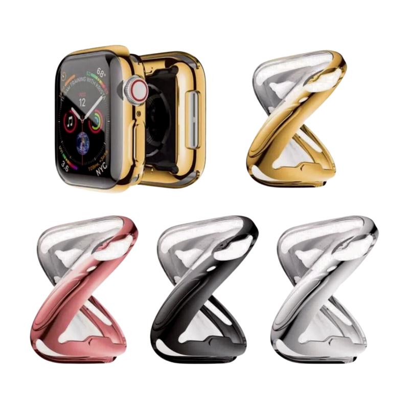 Full Soft TPU Screen Protector Case Cover for Apple Watch 1 2 3 4 5 6 7 8 9 SE Accessories Wearable Protection Handheld Protective 2