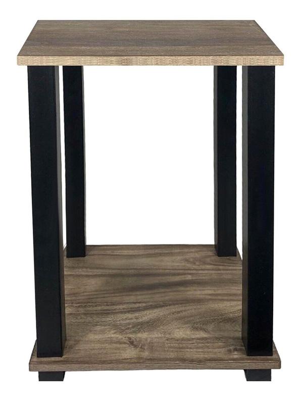 Wooden Top Bedside Side Coffee Table 2 Tier End Table For Bedroom Living room Storage 2