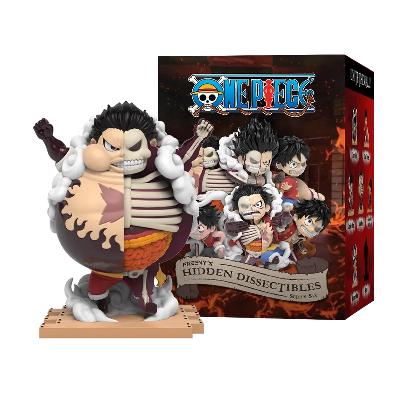 Mighty Jaxx Freeny's Hidden Dissectibles: One Piece Series 6 (Luffy Gears Edition) | Collectible Figurines | Each Pack Contains One Figure 5