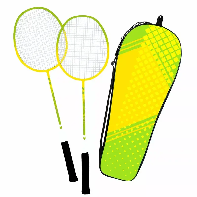 Badminton 2 Racket & Shuttlecocks Set Pro Raquet Adults Children Kit Game Garden 4
