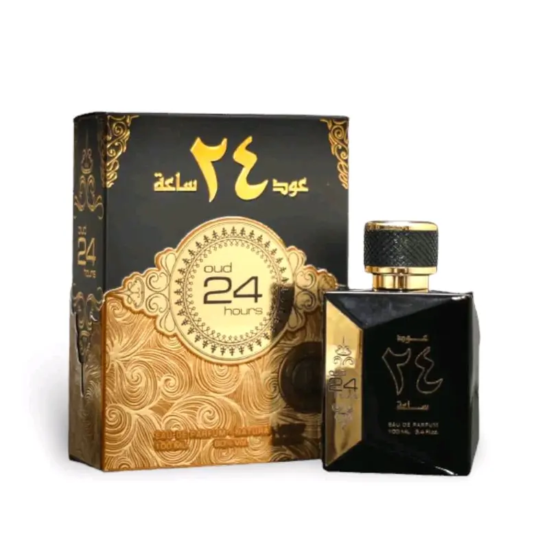 Oud 24 Hours Perfume | 50ml Eau de Parfum 100ml by Ard Al Zaafaran 10ml perfume oil Natural Spray 20ml | Arabian Scents Fragrance Perfumes Dubai Scent 1
