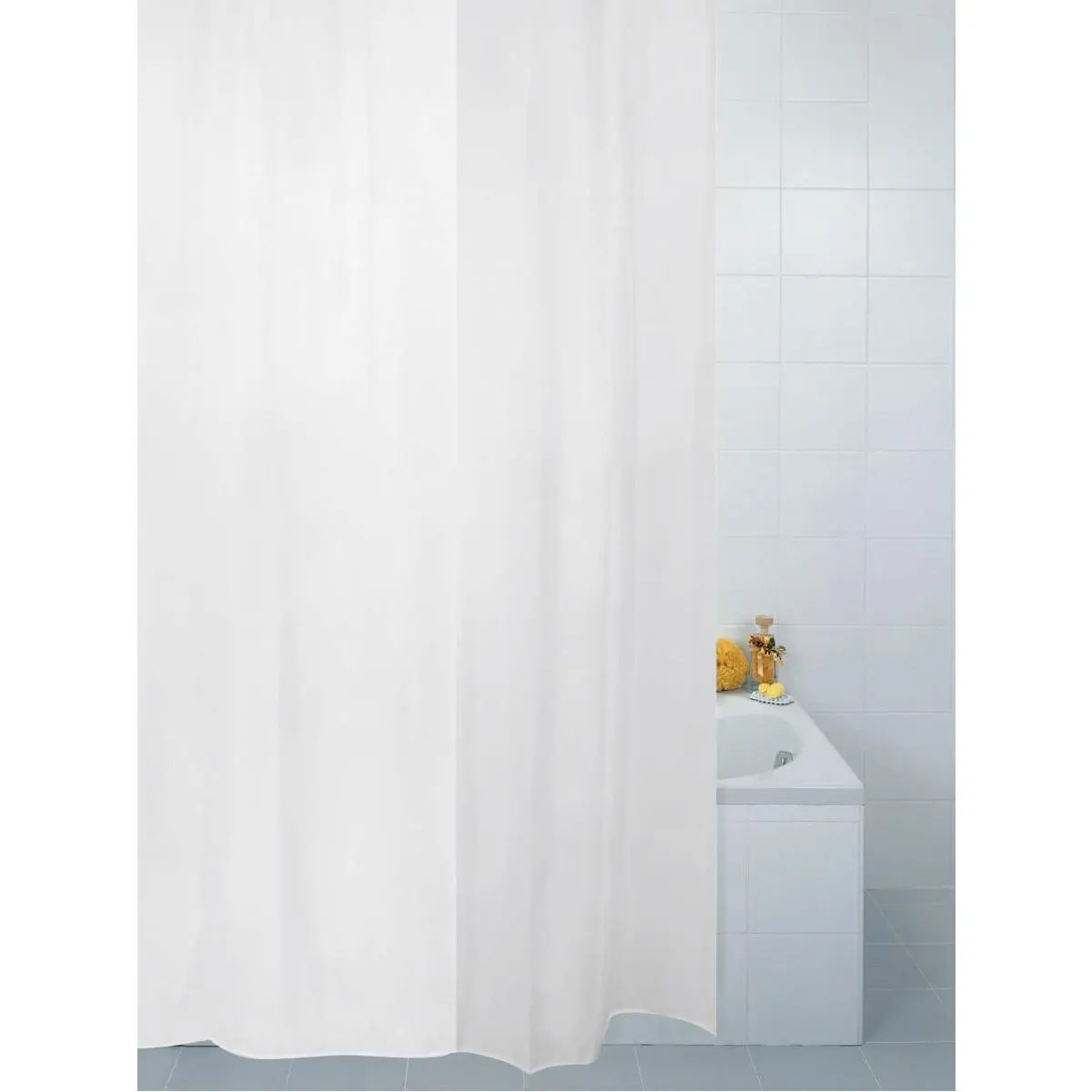 Polyester Shower Curtain White 180x220cm