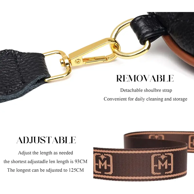 Small Crossbody Sling Bag for Women Trendy - Fanny Packs Leather Chest Belt Bum Bag Anti Theft Purse for Travel 3