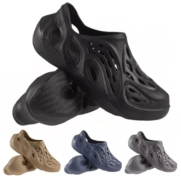 A2Z Mens Clogs Slip On Garden Mule Slippers Anti Skid Waterproof Beach Sandals Mens Casual Sports Runner Shoes Hollowing Out Clogs Lightweight Breathable Walking Cloud Sneakers Footwear Walking Shoes Boy Summer Comfort Chef
