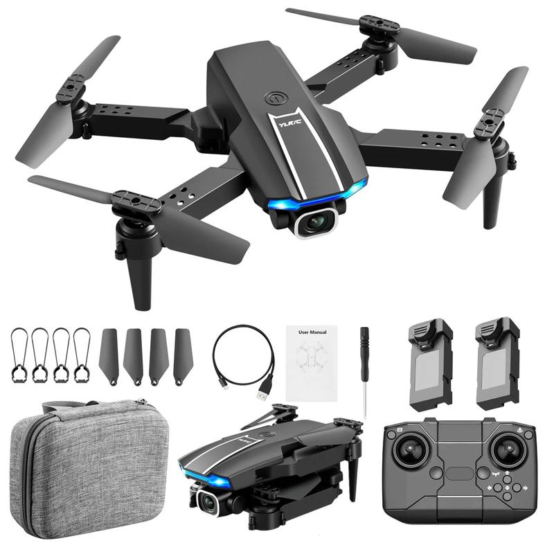 SkyVision Foldable Drone with HD Camera, 360° Stunts, rechargeable Battery & Case - Beginner-Friendly for Aerial Photography & Travel - Charging, Portable 3