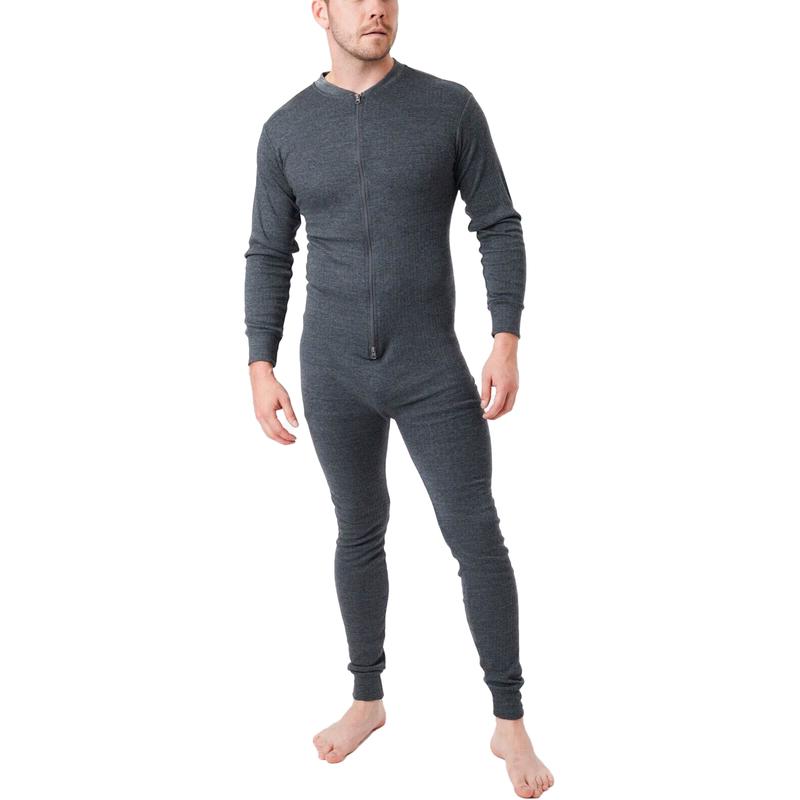 Mens Adults Thermal Underwear Onesie Thermal All In One Overall Body Suit Long Cotton Menswear 6