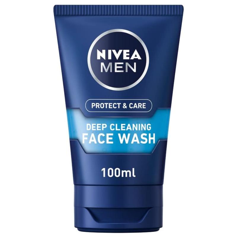 NIVEA MEN Deep Cleaning Face Wash Protect & Care (100 Ml) Skincare 0