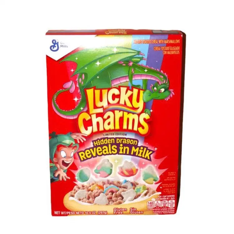 LUCKY CHARMS CEREAL BOX LIMITED EDITION (297g)