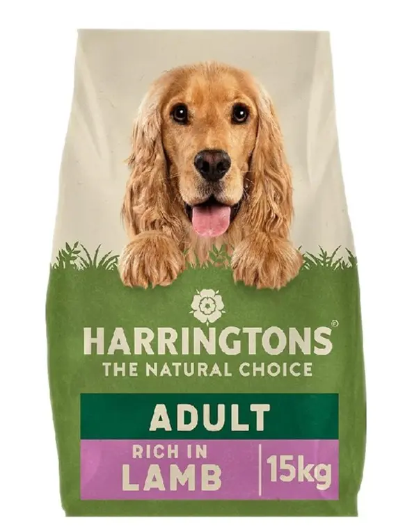 Harringtons Complete Dry Adult Dog Food Lamb & Rice 15kg - Made with All Natural Ingredients