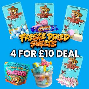 Freeze Dried Sweets | 4 FOR £10 DEAL | Halal Sweet UK