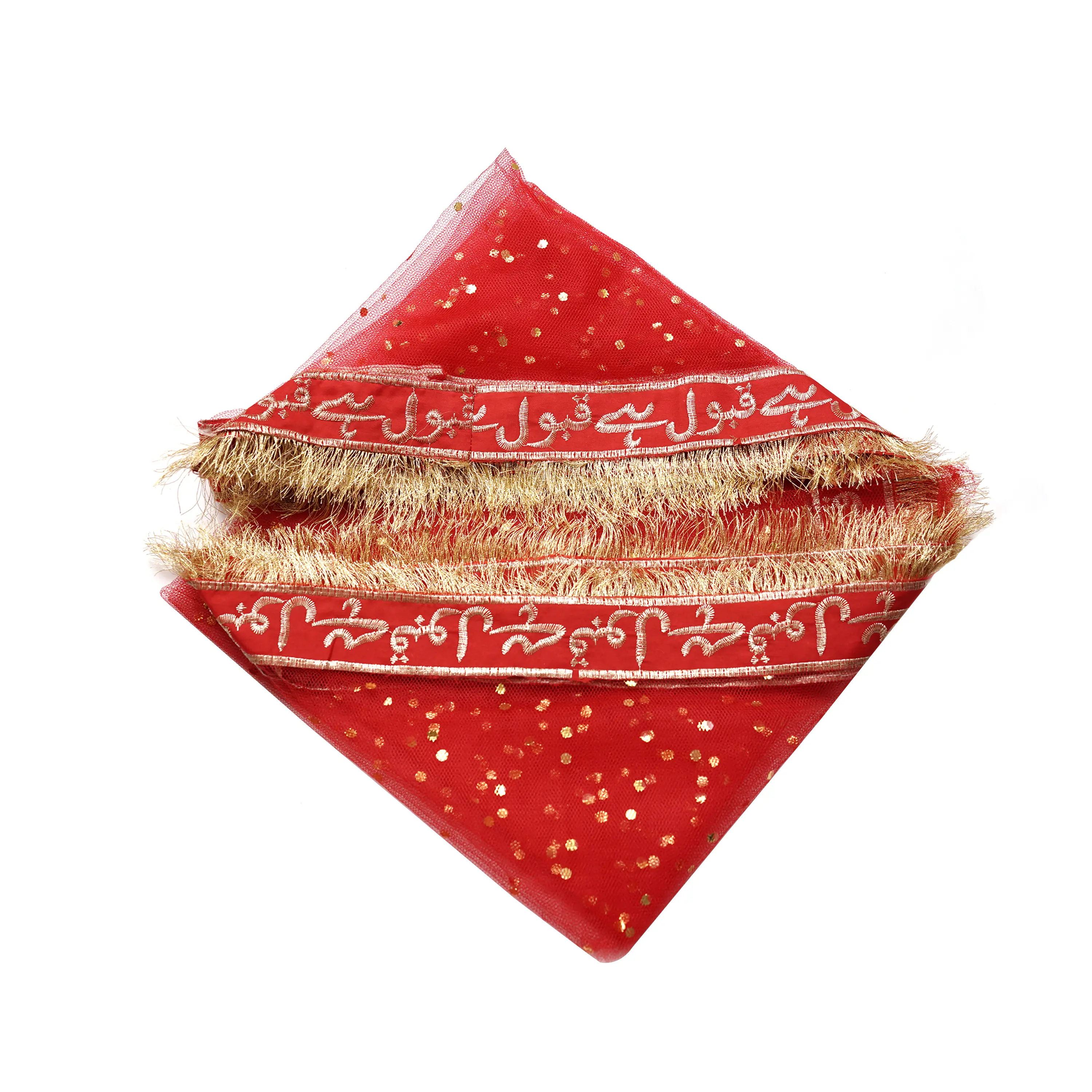 Qubool Hai Nikkah Dupatta RED | Shadi Nikkah Veil Shawl Desi Wedding