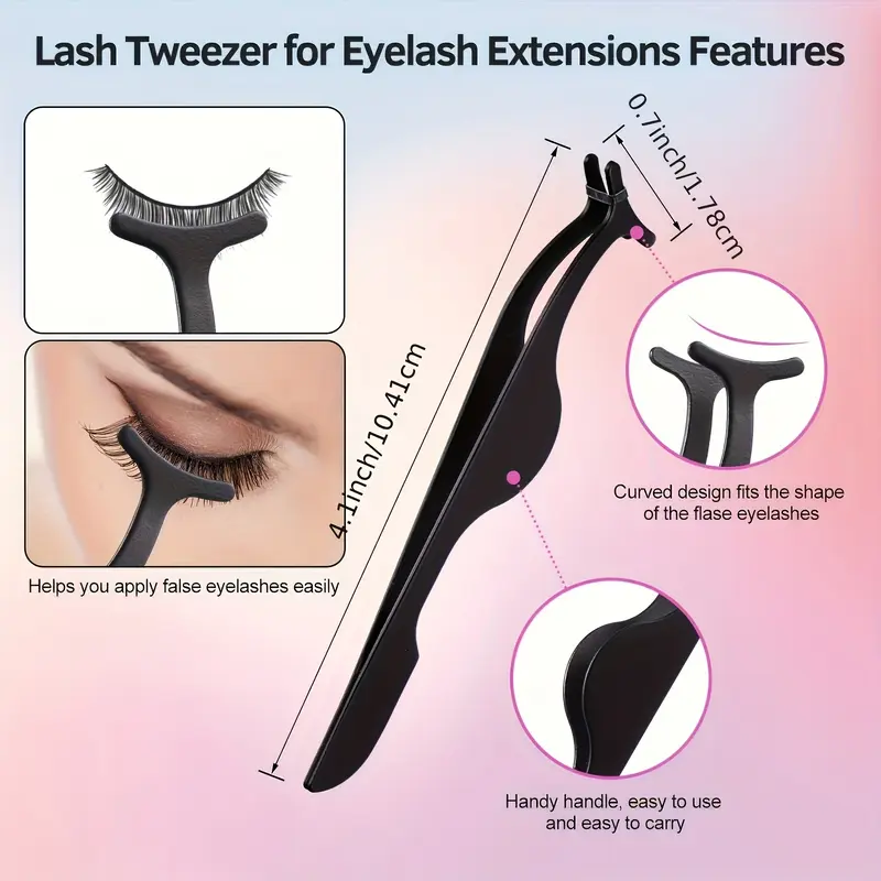 8-Piece Complete Eyelash Curling System – Hypoallergenic, Easy-to-Use Curler, 5 Refill Pads, 2 Combs, Perfect for Sensitive Eyes, Lash Enhancement and Definition Makeup Brush  Brow  Compact  Kit Mascara   Cosmetic Carbon Applicator Storage, complete set 7