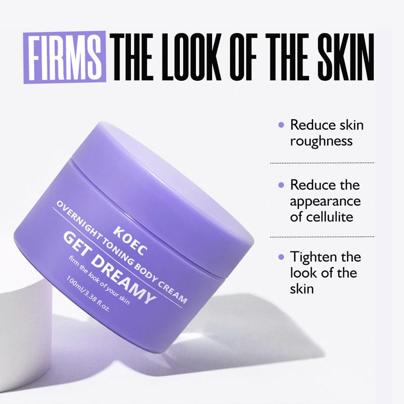 GET-DREAMY Clinically Proven Overnight Toning Whip for Loose Skin-100ml 3