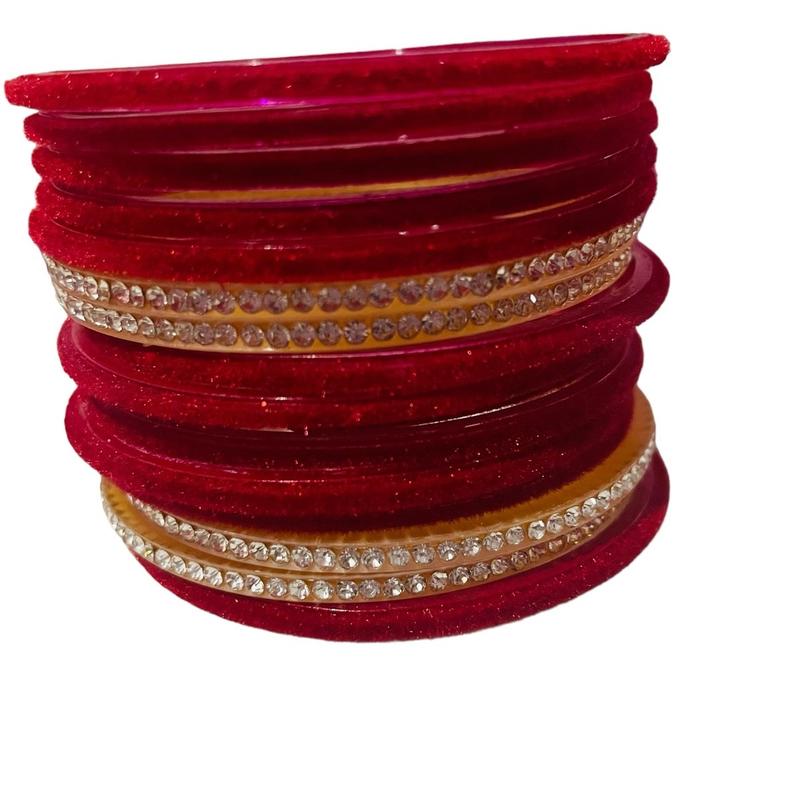 Glass Bangles (12pcs) - size 4 (small) 2