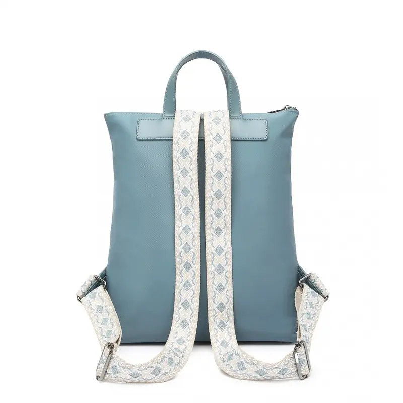 MISS LULU Signature Style Backpack with Unique Details (3 Colours) [35cm*28cm*8cm] 5
