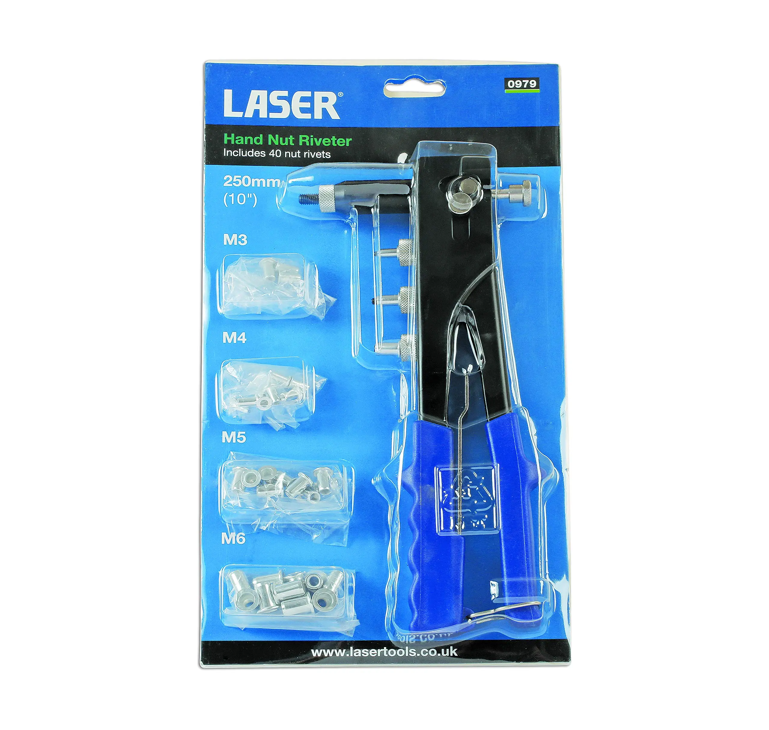Laser Tools 0979 RivNut Tool with 40 RivNuts