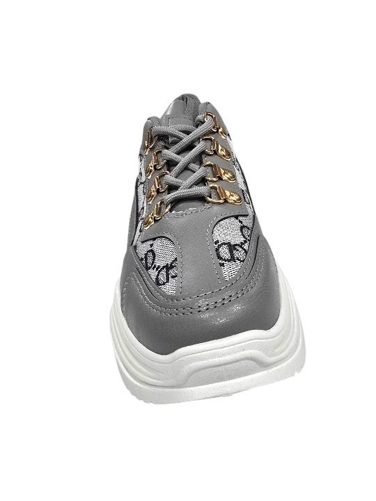 Product Introduction of womens stylish chunky sole fashion trainers with a stunning pattern design,ideal choice for any outfit 5