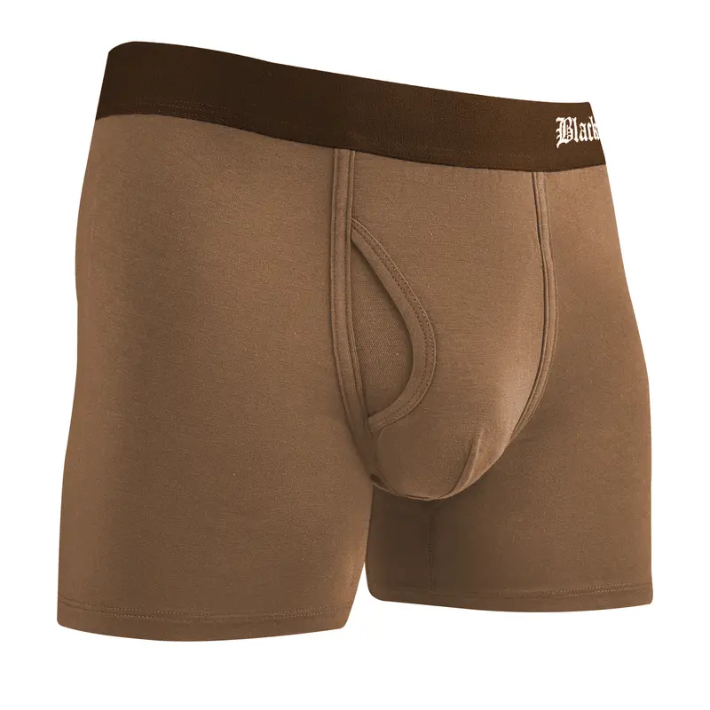 Black Pearls Boxer-Shorts 1pcs, Fly Opening Flatlock, Tagless & comfy underwear for active lifestyle Man Menswear 1