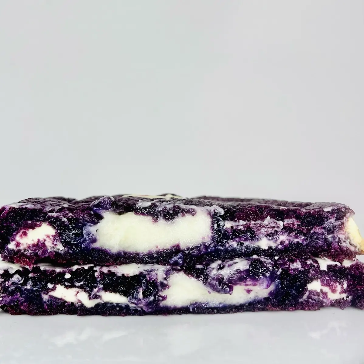 Ube & Cream Cookie (STUFFED) by Bites of Temptation (DESSERT SIZE Snack) | Crumbl Bakery-Style Ube Cookie with White Chocolate Chunks, Sweet Cream Cheese Filling & Elegant Purple Sprinkles | Halal Suitable