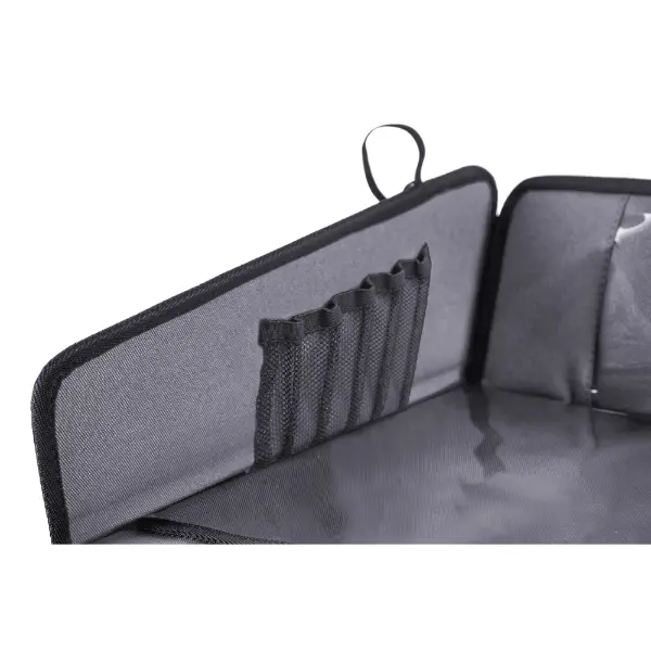 Amana Car Seat Activity Table - Foldable Design, Multiple Pockets, Drawing Board, Easy to Clean 3