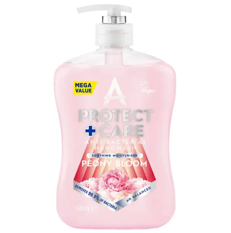 Astonish Anti-Bacterial Handwash Peony Bloom 600ml 0