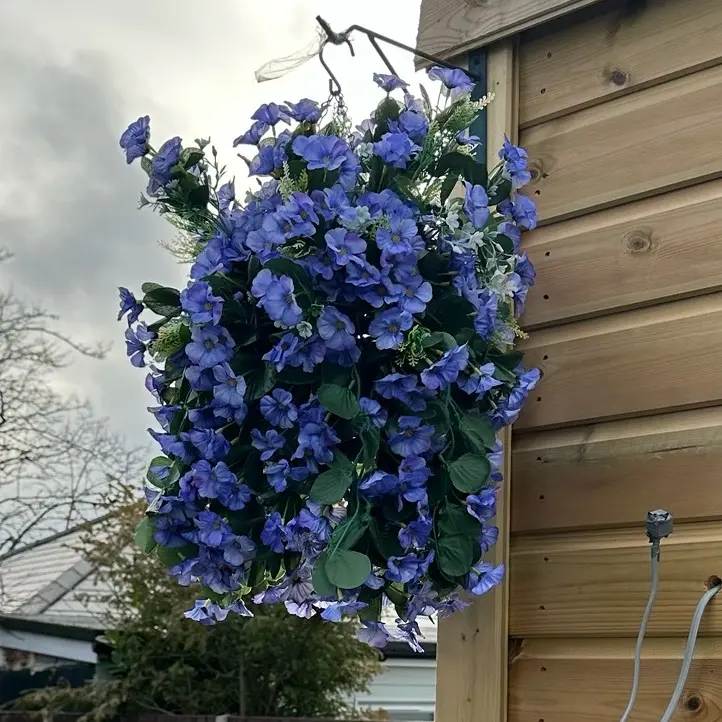 Artificial flower hanging baskets Decor
