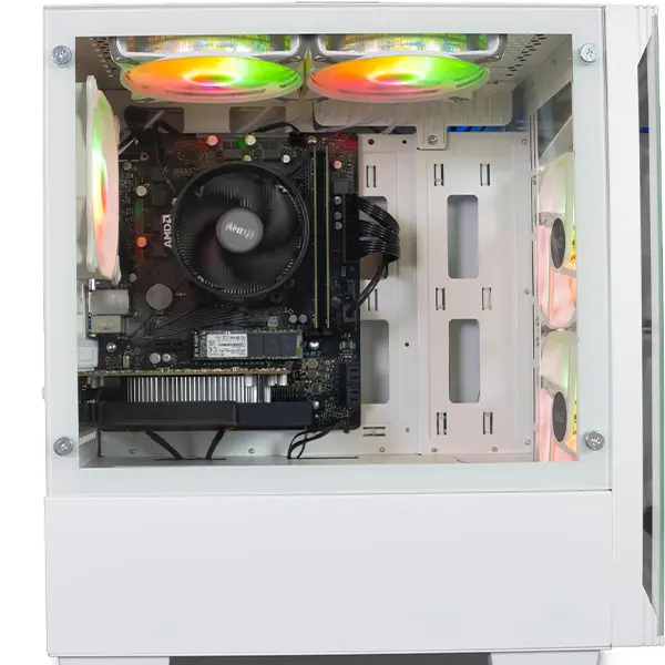 CompuBasics - All-Rounder Daily Master PC | AMD Ryzen 5 4600G, 16GB DDR4 RAM, 500GB NVMe SSD, Integrated Vega 7 Graphics, AeroCool Cylon Mini RGB Case | Free Keyboard, Mouse, WiFi Adapter, Windows 11 Pro & Office 360!"