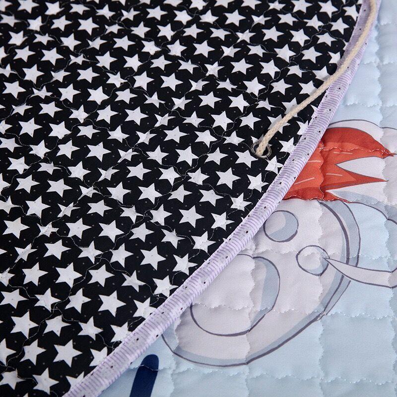 [2025 Hot Sale] winhome Baby Play mat Round, non-slip gym play mat Toy Storage - washable crawl mat 6