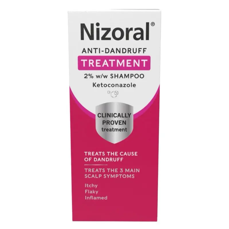 Nizoral Anti-Dandruff Treatment Shampoo, Treats and Prevents Dandruff, Control Itchy & Flaky Scalps 1 x 60ml