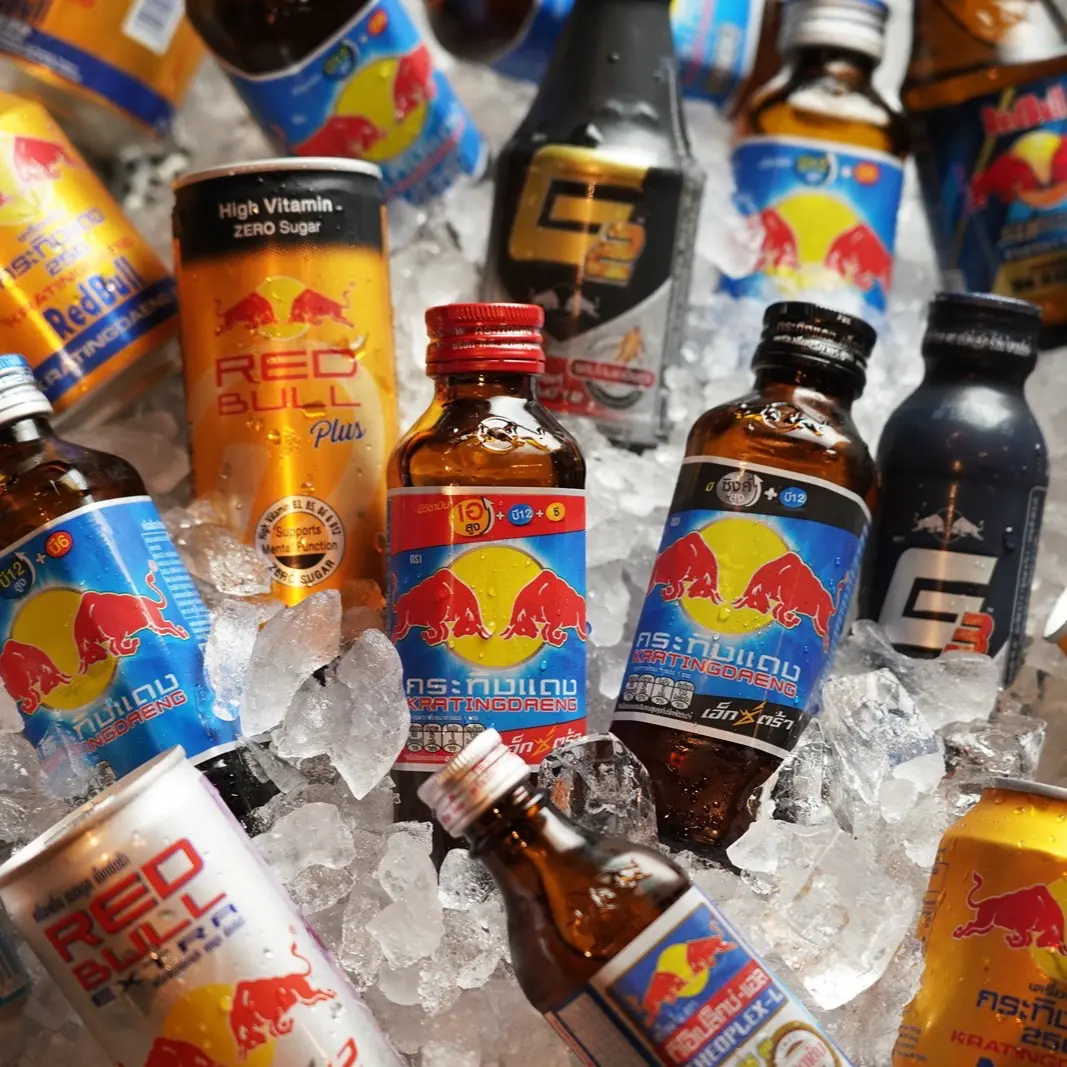 Thailand Kratingdaeng Red Bull Drinks Imported Range - Cans & Bottles (Non Carbonated)
