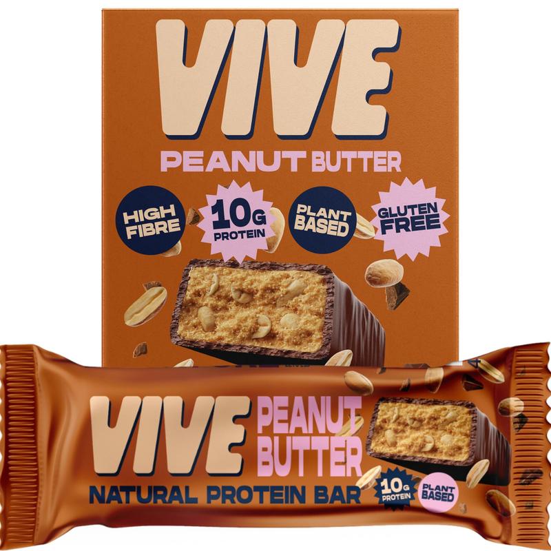 Vive Vegan Protein Peanut Butter Bar 1