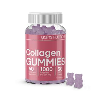 Collagen Gummies - High Strength Hydrolysed Collagen with Biotin - Sugar Free - Skin Care Hair & Nail Care - Beauty