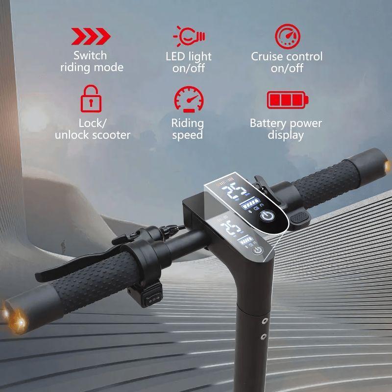 AOVOPRO AP07 Electric Scooter Dual Suspension 350W | 30km Long Range | 31km/h High Speed | 10.5AH Battery 6