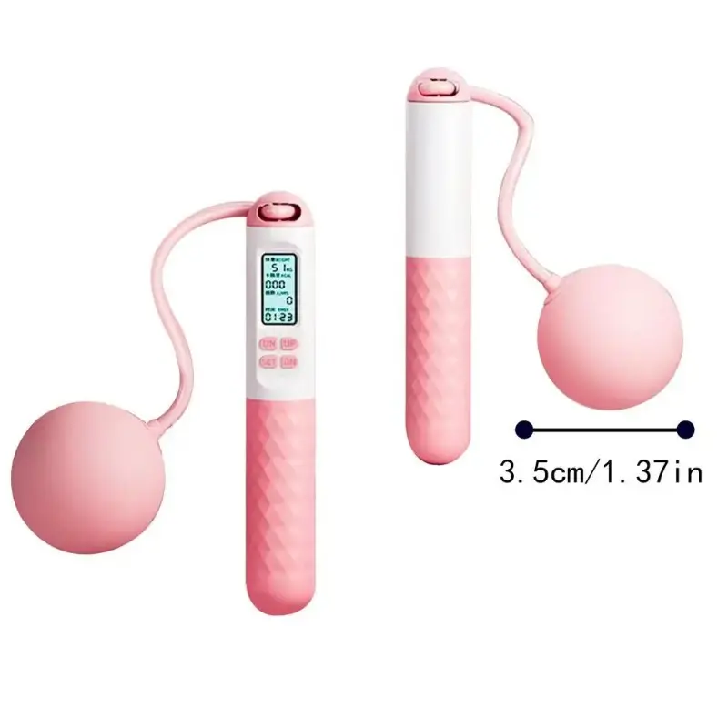 Weighted Skipping Rope Fitness Ropeless Jump Rope With CounterSmart Cordless Counting Skipping Rope For Fitness Accessories 2
