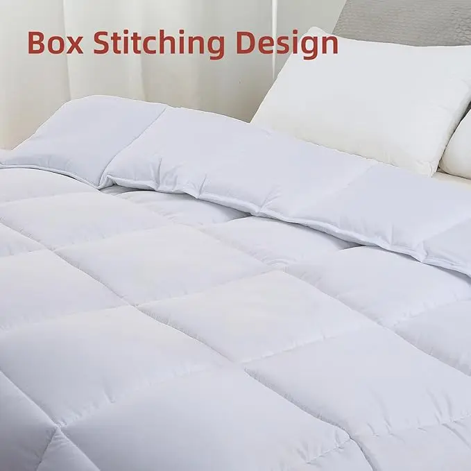Duvet 13.5 Tog- Premium Duvet Double Bed- Super Quality Double Quilt for Year-Round Comfort - Soft Touch Cover, Hypoallergenic, Machine Washable 4