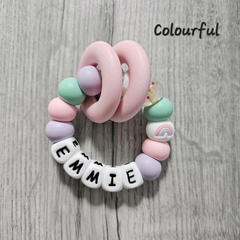 Personalised Teething Ring for Babies - Perfect Baby Gift 1