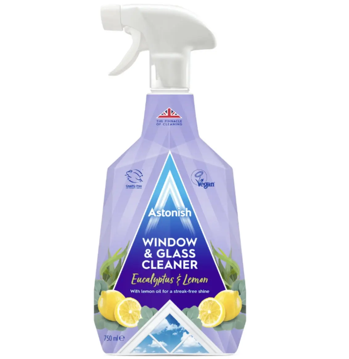 Astonish Window & Glass cleaner eucalyptus & lemon 750 ml