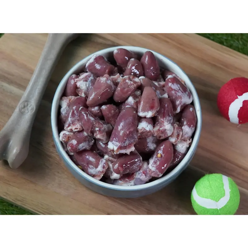 Frozen Chicken Hearts Raw Cat Food 0