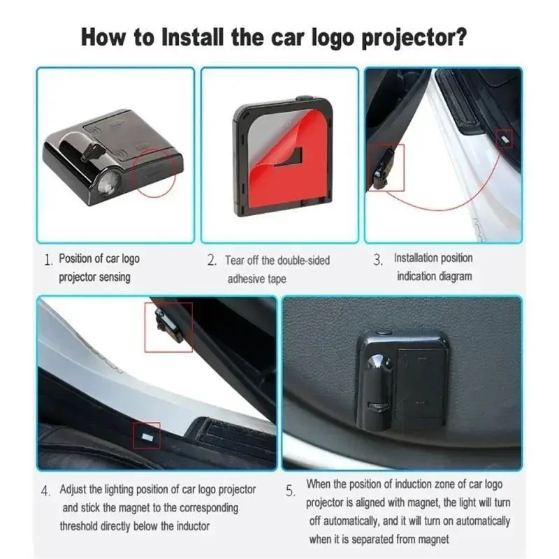 2/4Pcs Car Door Welcome Laser Led Projecto Wireless Logo Light For Seat Leon 5f 1p Ibiza 6l 6j Arosa Ateca Altea FR Arona Cupra 8