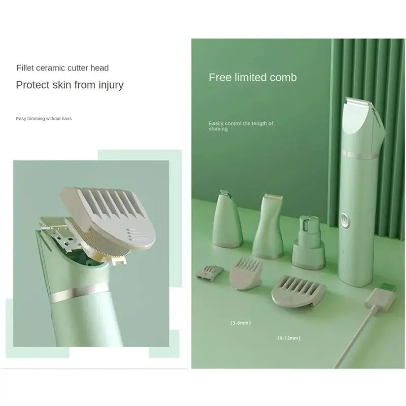 4-in-1 Electric Pet Hair Grooming Tool – Effortless Grooming for a Clean Home 0