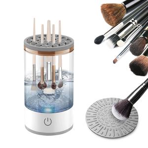 [30% OFF] Electric Makeup Brush Cleaner - Professional Makeup Brush Cleaning Machine, Automatic Electric Makeup Brush Cleaner, Fast & Efficient Cleaner for Brushes