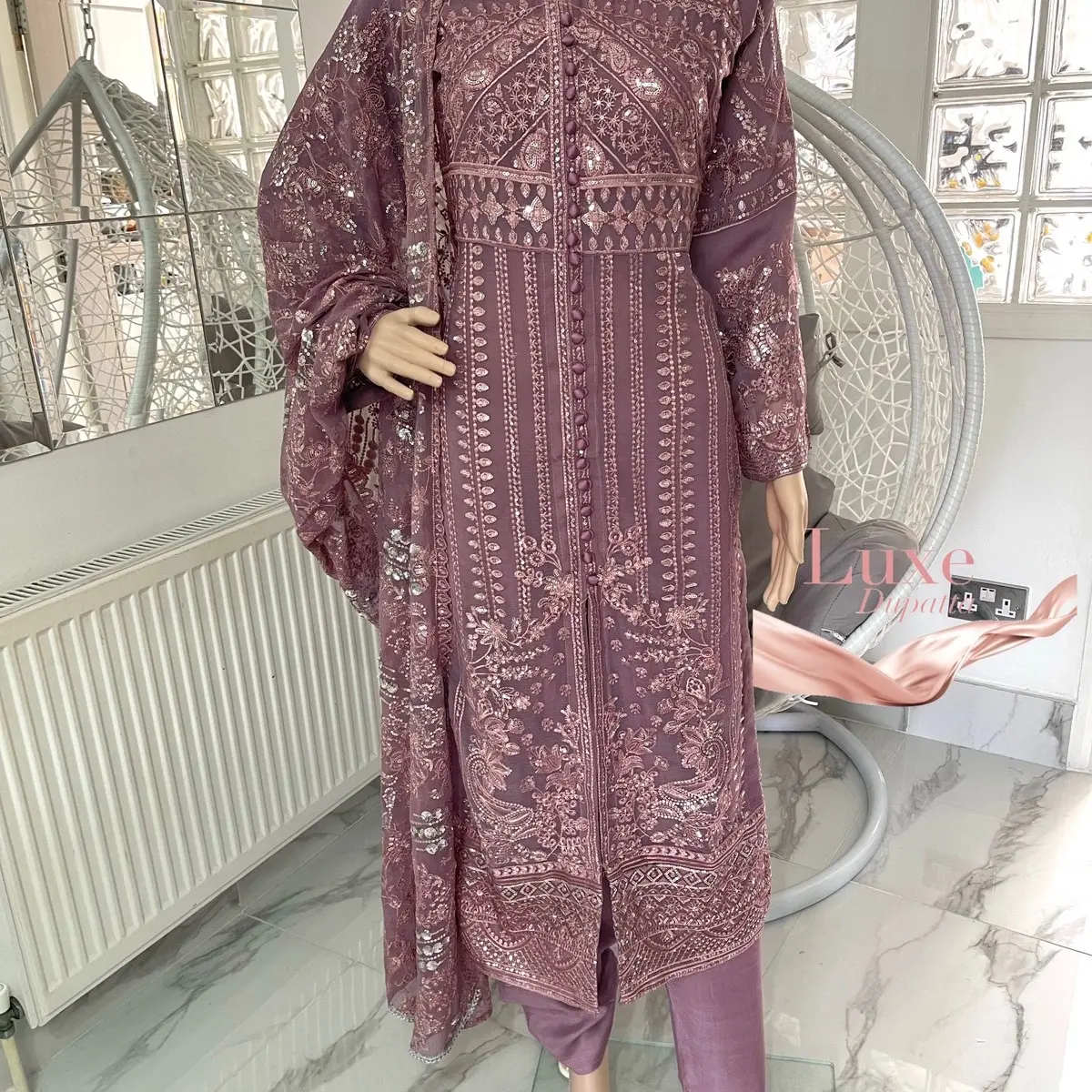 Chiffon suit