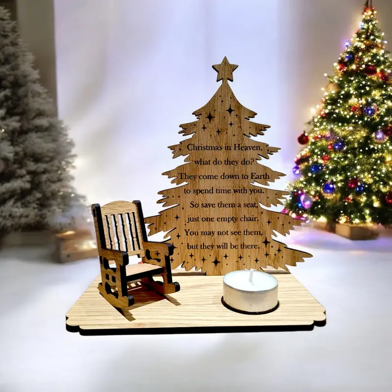 Christmas tree memorial with Rocking Chair 1