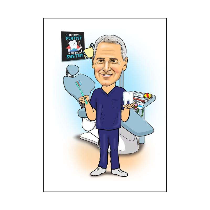 Dentist Caricature 4